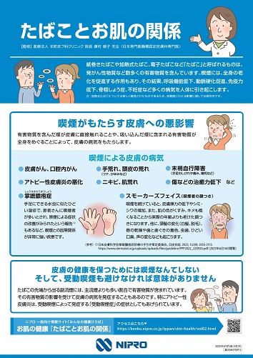 たばことお肌の関係　Ａ３ポスター2506